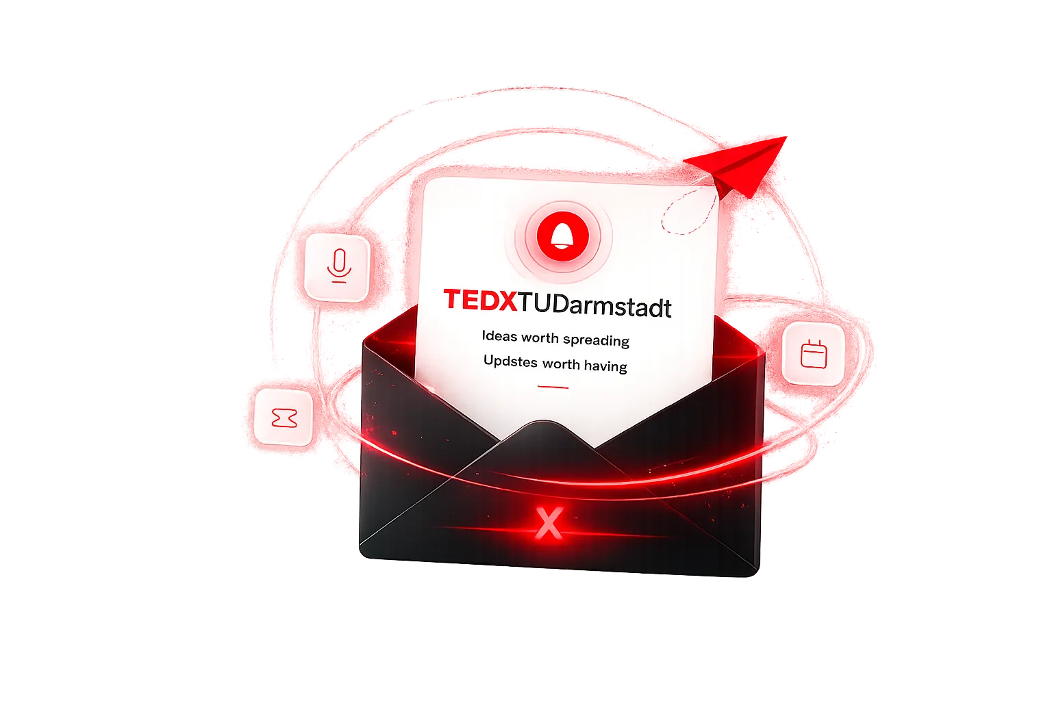 TEDxTUDarmstadt newsletter visual