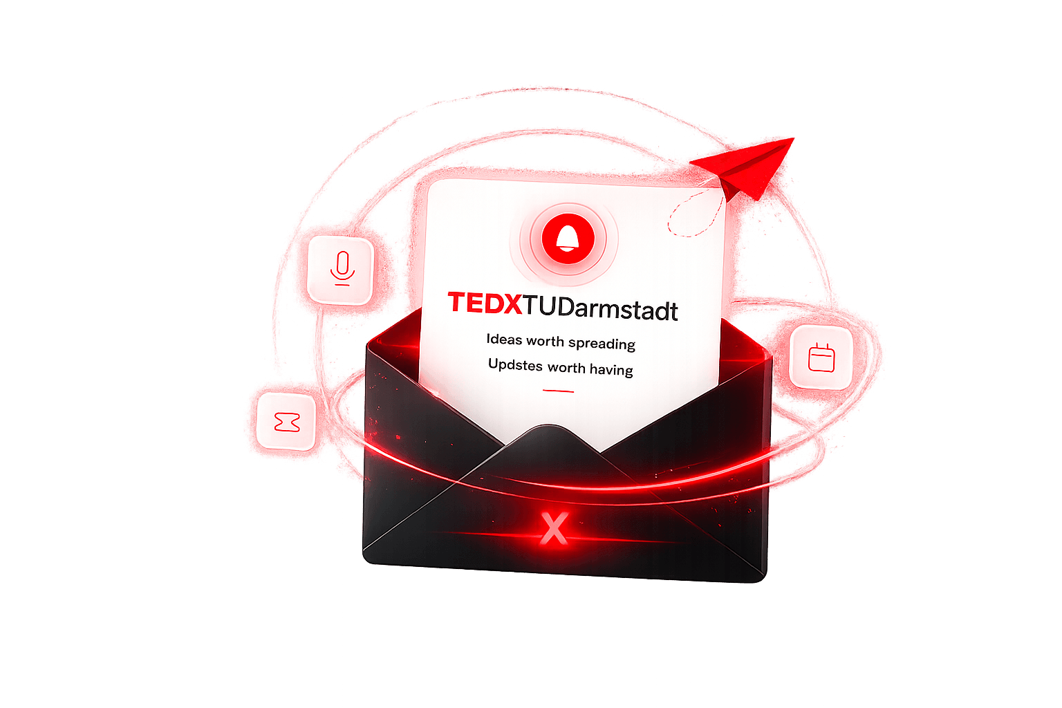 TEDxTUDarmstadt Newsletter waiting list visual